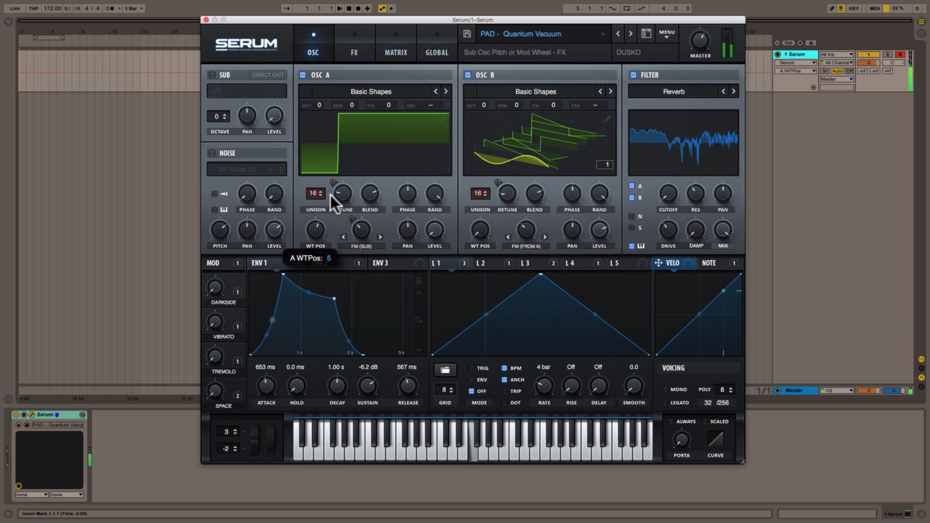 fm synthesis in serum